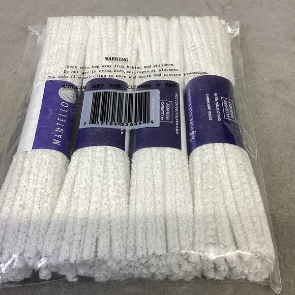 Mantello Soft Pipe Cleaners - 44/Bundle = 352 Altogether - Extra Absorbent - Picture 2 of 7